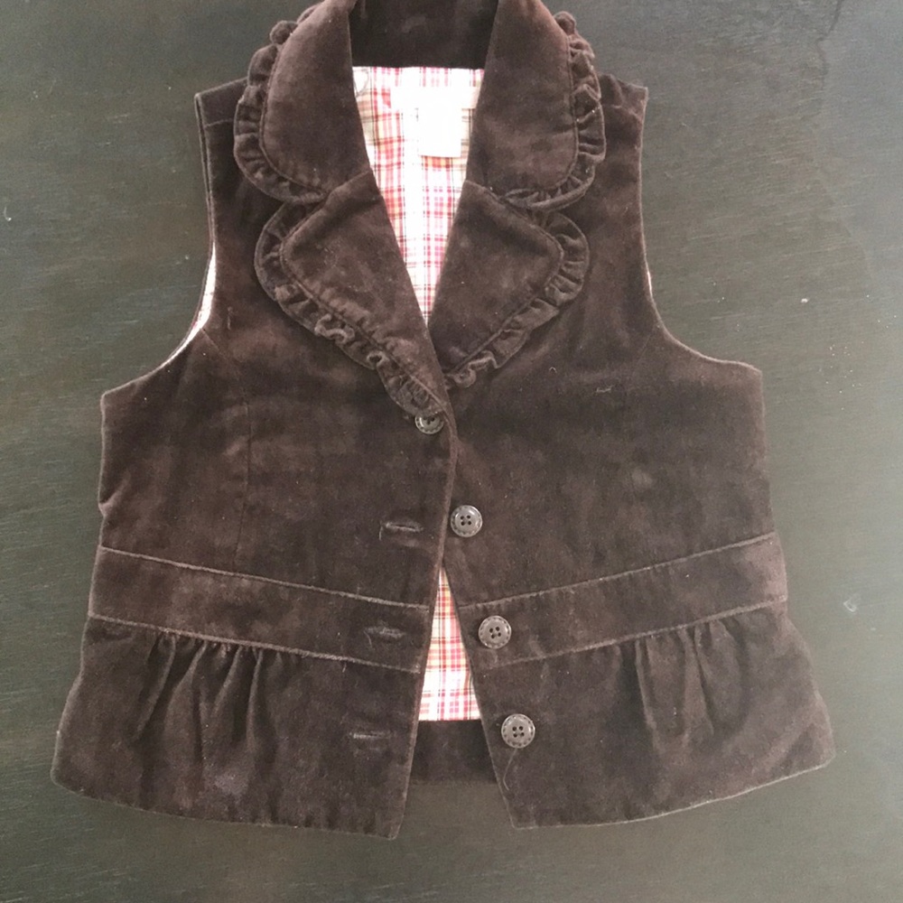 Velvet toddler Janie and Jack Vest